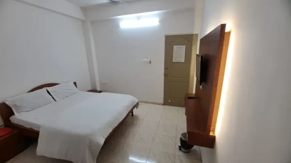 room with double bed